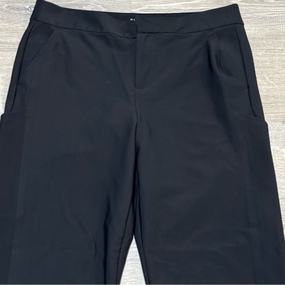 Athleta Stellar Straight Crop Black Pants Size 14T Tall - Picture 6 of 10